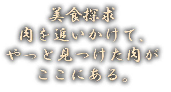 美食探求肉を追いかけて